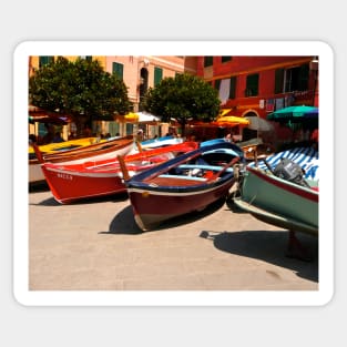 Little Italian Boats Sticker